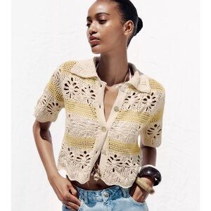 Spring🌺 NWT Zara 2025 collection Crochet cardigan
🚨FIRM PRICE already low price